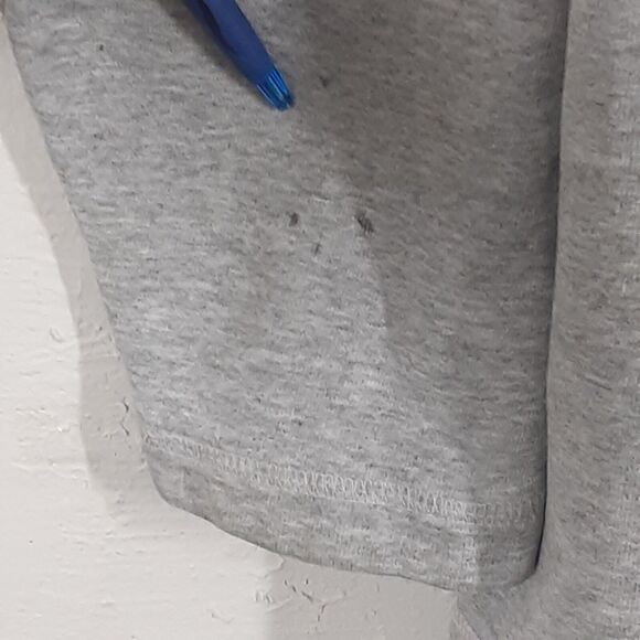 Vtg Tommy Hilfiger Adult Mens L Gray USA Made Crew Neck Sweatshirt Double Sided - Picture 7 of 12